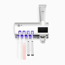 Suporte Esterilizador UV com Dispenser Automático de Creme Dental
