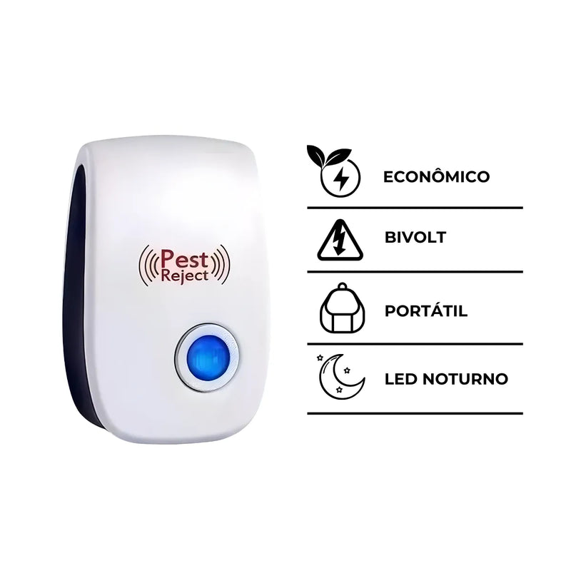 Repelente Eletrônico Bivolt - Controle de Pragas