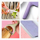 Conjunto de Facas 6 Peças Inox Colorido – Corte Preciso com Estilo e Durabilidade