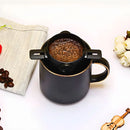 Filtro de Café Portátil Dobrável Reutilizável em Aço Inoxidável