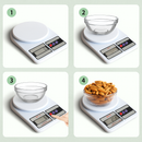 Balança Digital de Precisão 10kg – Exatidão, Praticidade e Design Moderno