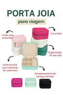 Mini Porta-Joias de Viagem