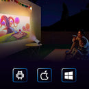 Projetor HY300 Pro 4K – Cinema em Casa com Imagem e Conectividade de Alta Qualidade!